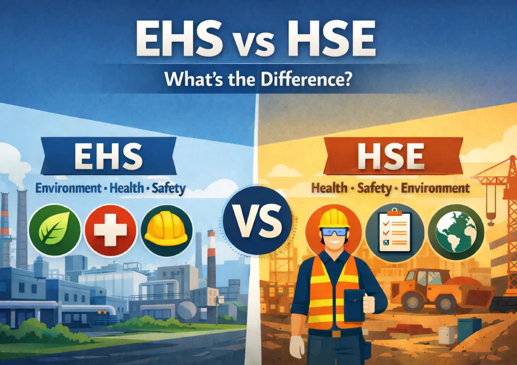 Difference Between EHS and HSE